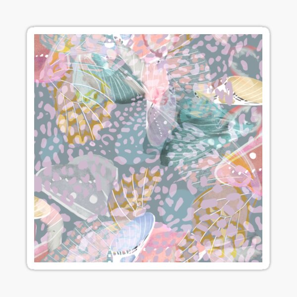 Item preview, Wings and things - multicolour pastel designed and sold by LucyFaulke.