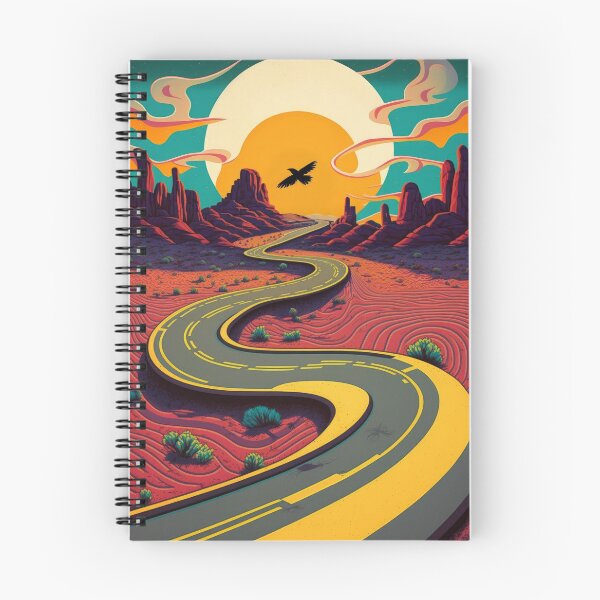 Item preview, Trippy Desert Road Trip designed and sold by EvyeniaArt.