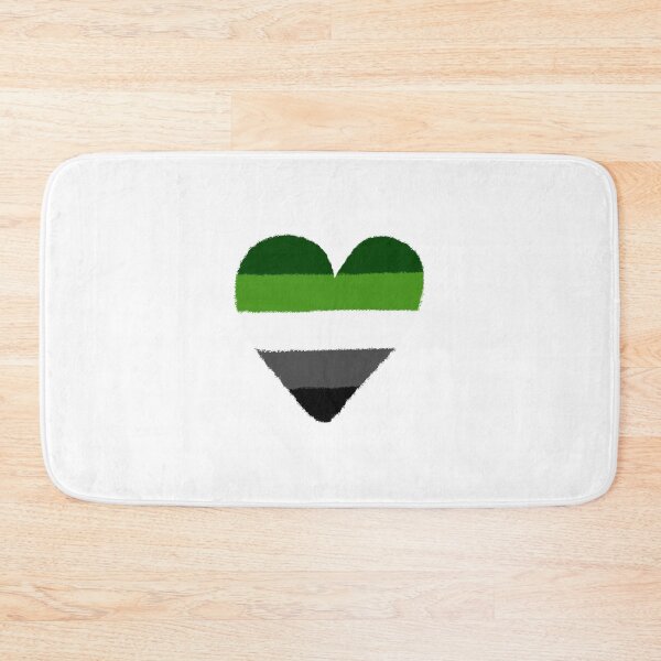 Item preview, heart with aromantic flag design no. 2 designed and sold by lena-makes-art.