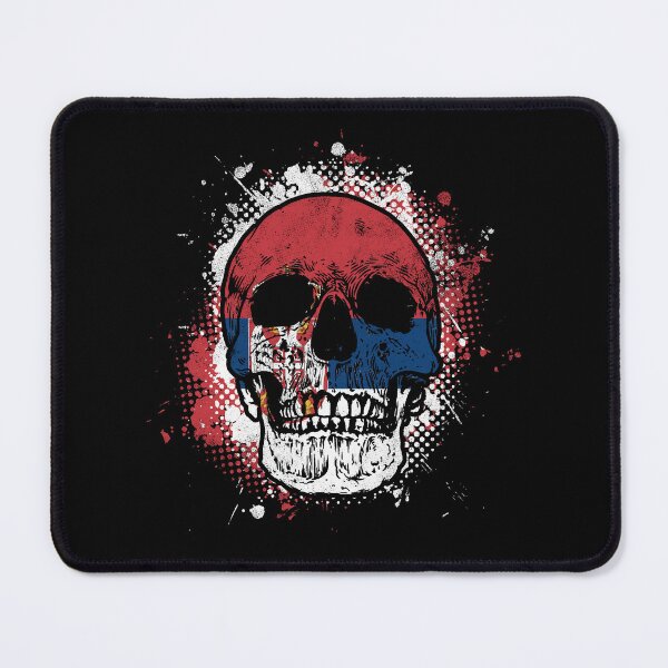 Item preview, Skull with Serbian flag designed and sold by Mila1946.