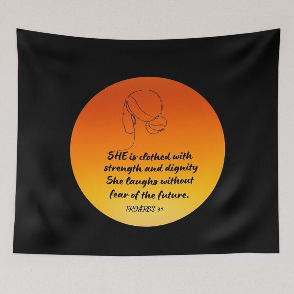 Item preview, Clothed with Strength..."Happy Mother's Day"  designed and sold by KMRmerchDesigns.