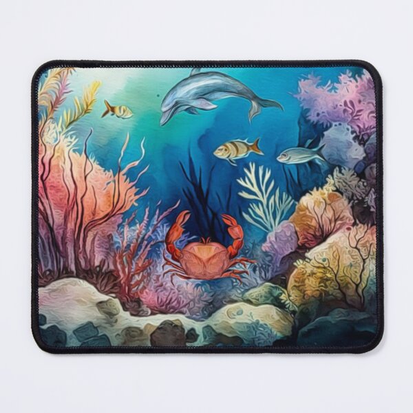 Item preview, Dolphins Underwater Scene designed and sold by HappyLifeCreate.