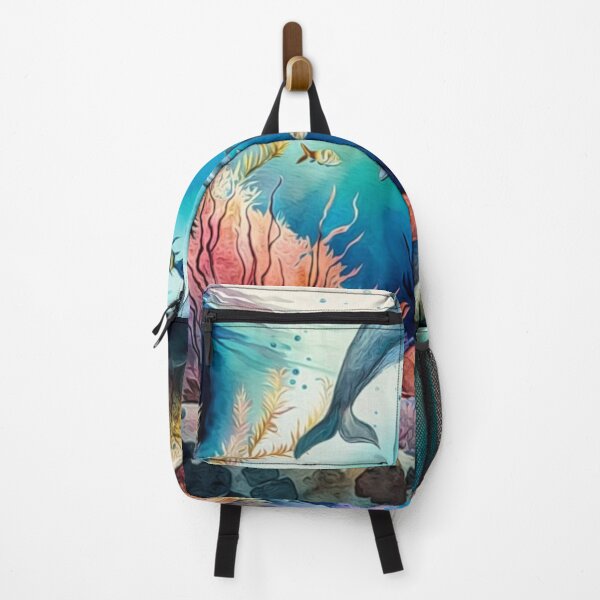 Item preview, Dolphins Underwater Scene designed and sold by HappyLifeCreate.