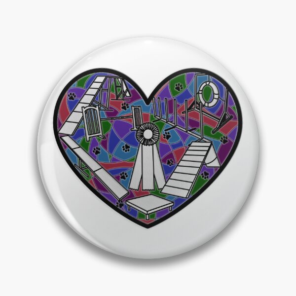 Item preview, Stained Glass Agility Heart designed and sold by balti014.