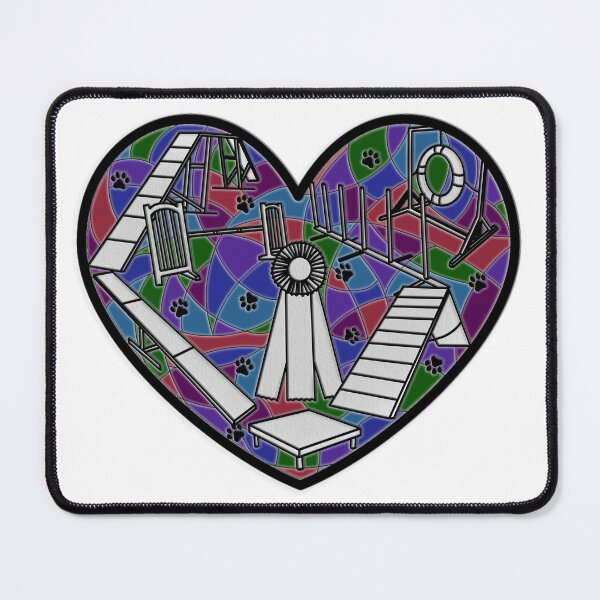 Item preview, Stained Glass Agility Heart designed and sold by balti014.