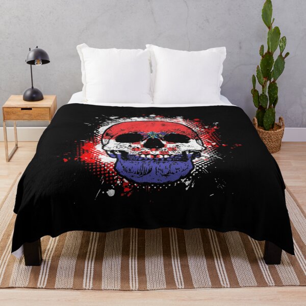 Item preview, Skull with Croatian flag designed and sold by Mila1946.