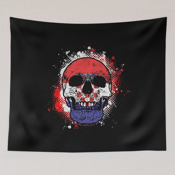 Item preview, Skull with Croatian flag designed and sold by Mila1946.