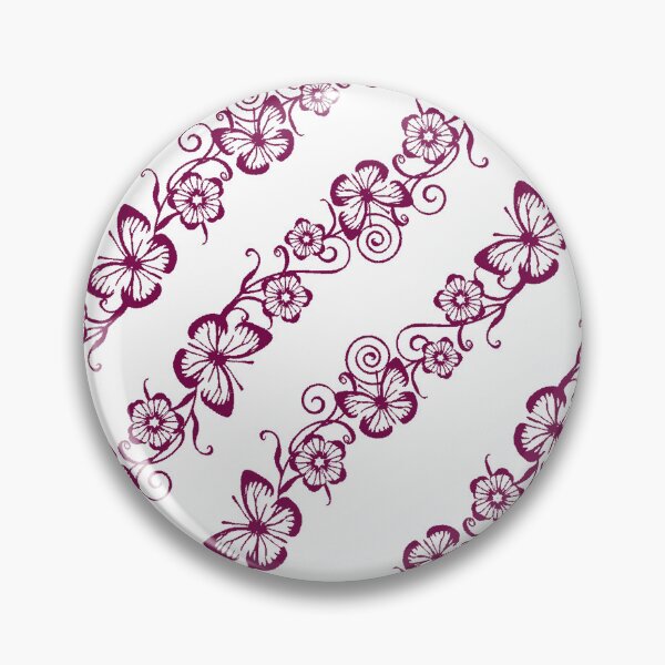 Item preview, Butterfly and flower tendril designed and sold by Dia-Cheshire.