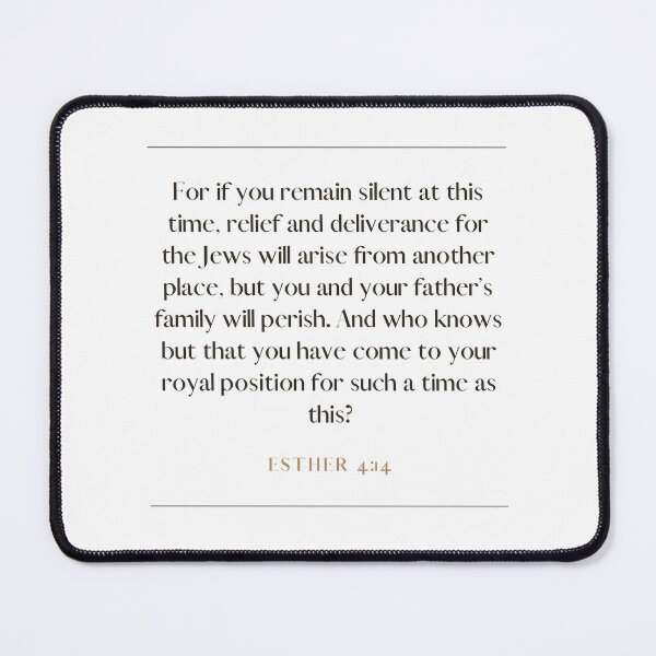 Item preview, Esther 4 14 Minimalist Square Bible Verse 4v14 designed and sold by GSquaredDesigns.