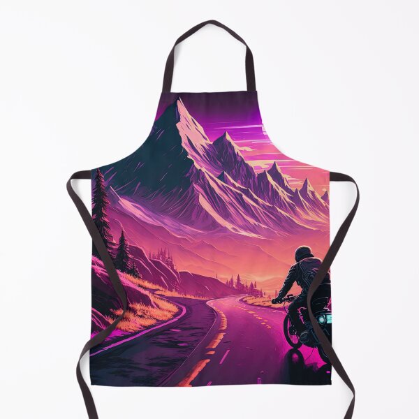 Item preview, lone biker ride on sunset synthwave designed and sold by artyficial-.