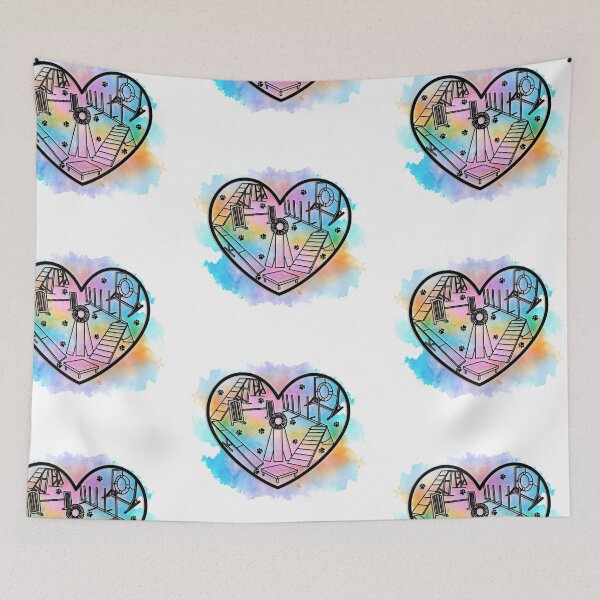 Item preview,  Rainbow Watercolor Agility Heart designed and sold by balti014.