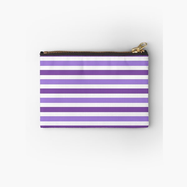 Item preview, Purple White and Lilac Horizontal stripes designed and sold by aprilsims.