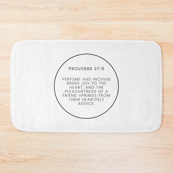 Item preview, Proverbs 27 9 Minimalist Circle Bible Verse 27v9 designed and sold by GSquaredDesigns.