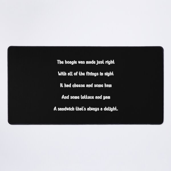 Item preview, National Hoagie Day May 5th - Funny Hoagie Limerick designed and sold by FoodiesGoneWild.
