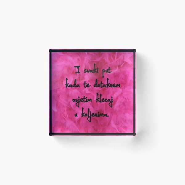 Item preview, Lyrics - I svaki put kada te dotaknem osjetim klecaj u koljenima (Oduzimaš mi dah) designed and sold by Marija Barisic.