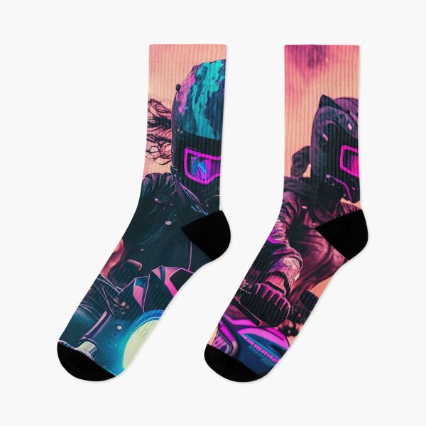 Item preview, Synthwave, A group of female bikers synthwave designed and sold by artyficial-.