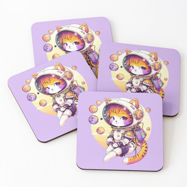 Item preview, Cute Astronaut Cat In Space Suit Space Kitty Cosmic Travel designed and sold by ultra-cute.