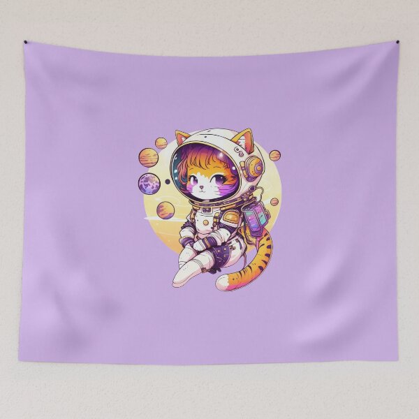 Item preview, Cute Astronaut Cat In Space Suit Space Kitty Cosmic Travel designed and sold by ultra-cute.