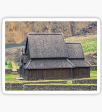 Skansinn church Heimaey, Vestmannaeyjar, Iceland Sticker