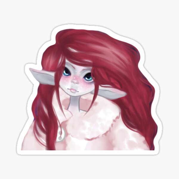 Item preview, Little Elf Fairycore sticker, pin designed and sold by ppearpaintings.