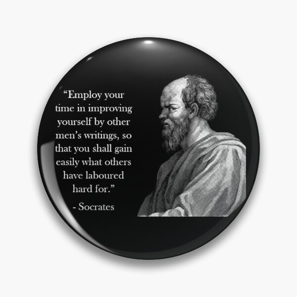 Item preview, Socrates Quote - Improving Yourself designed and sold by Reed-Inc.