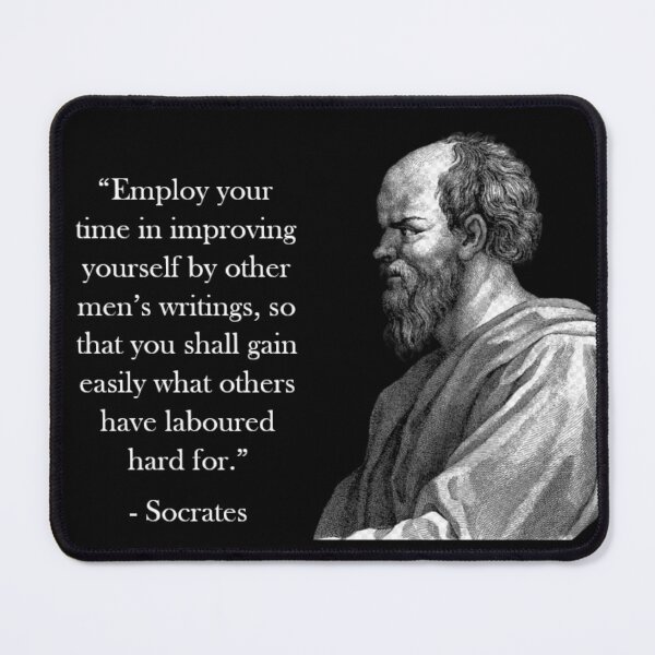 Item preview, Socrates Quote - Improving Yourself designed and sold by Reed-Inc.