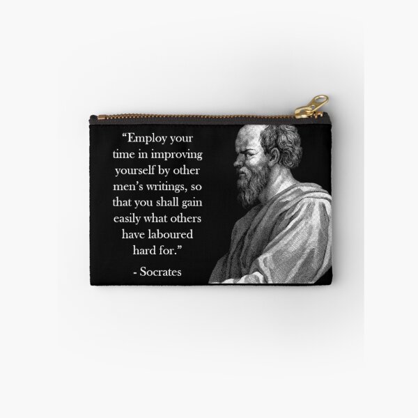 Item preview, Socrates Quote - Improving Yourself designed and sold by Reed-Inc.