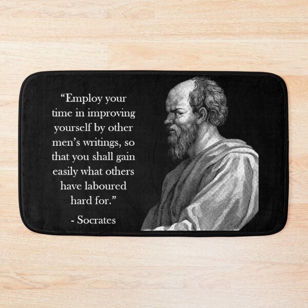 Item preview, Socrates Quote - Improving Yourself designed and sold by Reed-Inc.