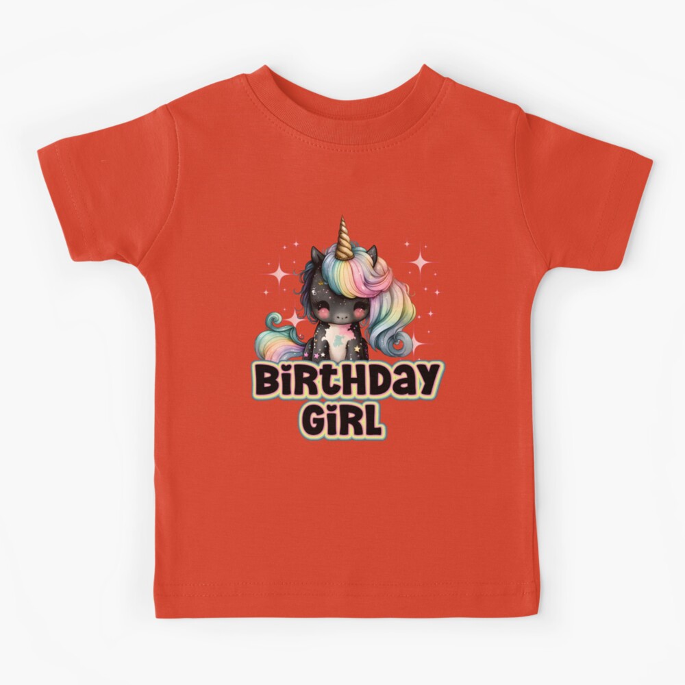 Birthday Girl Unicorn T-shirt – KawaiiHug