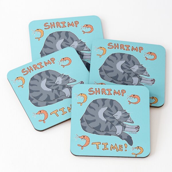 Item preview, Shrimp Time! designed and sold by wintrecat.