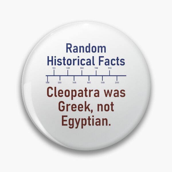 Item preview, Cleopatra Was Greek - History Fact designed and sold by CrankyOldDude.