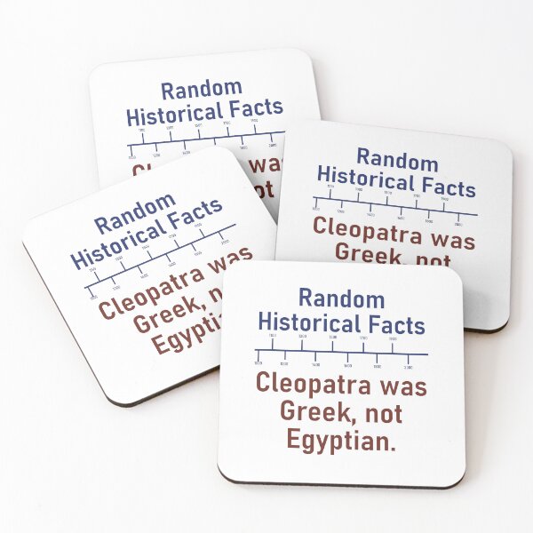 Item preview, Cleopatra Was Greek - History Fact designed and sold by CrankyOldDude.