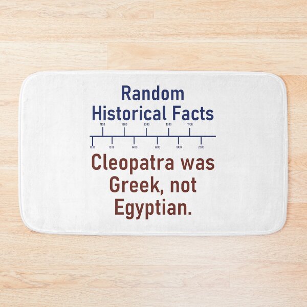 Item preview, Cleopatra Was Greek - History Fact designed and sold by CrankyOldDude.