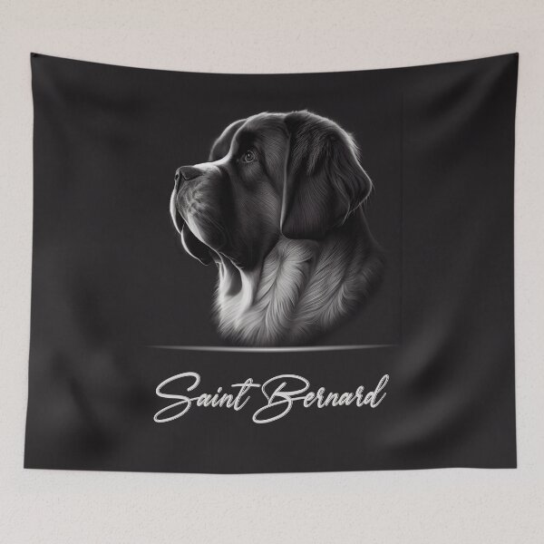 Item preview, Saint Bernard Portrait designed and sold by Best-Breeds.