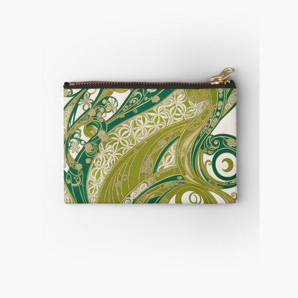Aperçu de l'œuvre Vintage Alphonse Mucha Art Nouveau Motif de fleurs fluides créée et vendue par entwithanaxe.