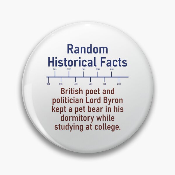 Item preview, British Poet And Politician Lord Byron  - History Fact designed and sold by CrankyOldDude.