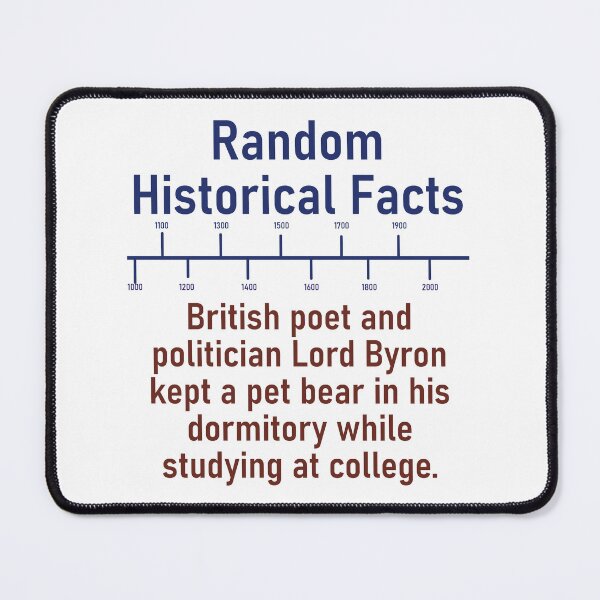 Item preview, British Poet And Politician Lord Byron  - History Fact designed and sold by CrankyOldDude.