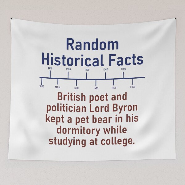 Item preview, British Poet And Politician Lord Byron  - History Fact designed and sold by CrankyOldDude.