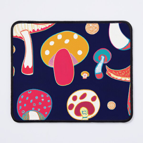 Item preview, Painted colorful psychedelic acid mushrooms designed and sold by HappyTrippy.