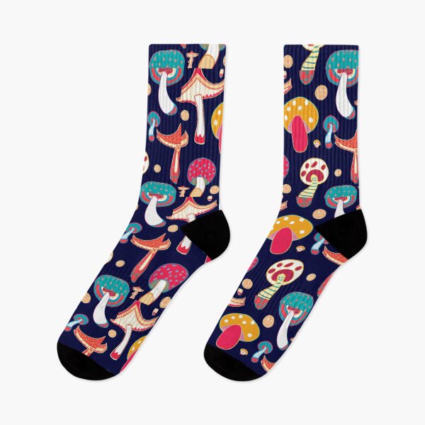 Item preview, Painted colorful psychedelic acid mushrooms designed and sold by HappyTrippy.