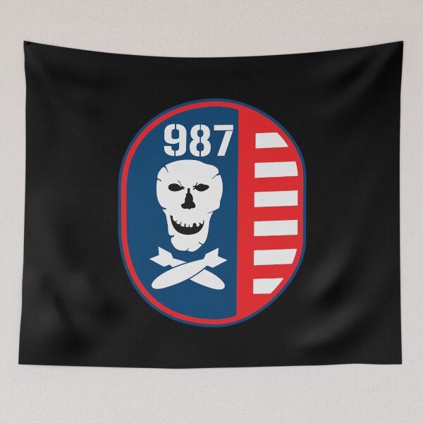 Item preview, USAF - 90th Bombardment Group - Jolly Rogers 987 Tail - Clean Style designed and sold by pzd501.
