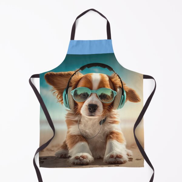 Item preview, Boyish Cutest Happy Beach Puppy Dog designed and sold by ArtificialEye.