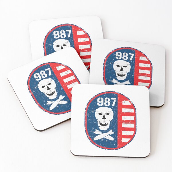 Item preview, USAF - 90th Bombardment Group - Jolly Rogers 987 Tail - Grunge Style designed and sold by pzd501.