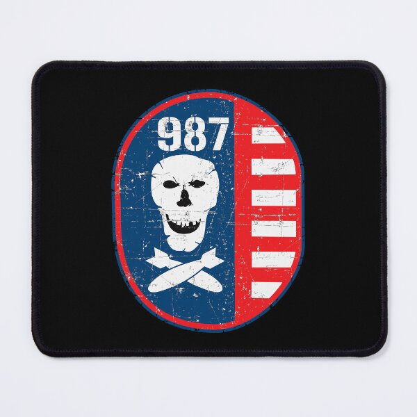Item preview, USAF - 90th Bombardment Group - Jolly Rogers 987 Tail - Grunge Style designed and sold by pzd501.