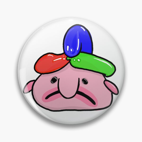 Happy Healthy Blobfish Enamel Pin!