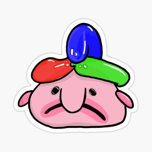 Blobby the Blob Fish' Sticker