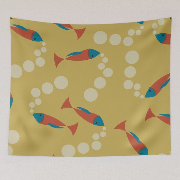Item preview, fish and bubbles designed and sold by kim tang.