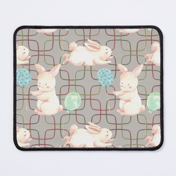 Item preview, Hoppy Cute Bunnies Easter Rabbit Seamless Pattern / Playful Happy Easter Day Bunny Rabits designed and sold by haRexia.