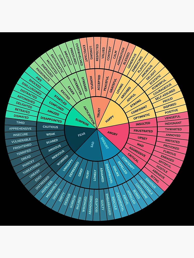 Wheel Of Emotions Feelings Wheel Understanding Emotions Circular ...