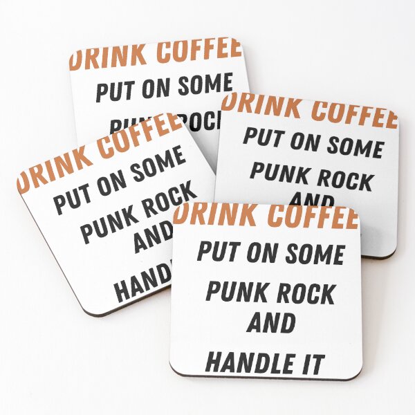 Item preview, Coffee Punk Rock Handle It designed and sold by ArtShotss.
